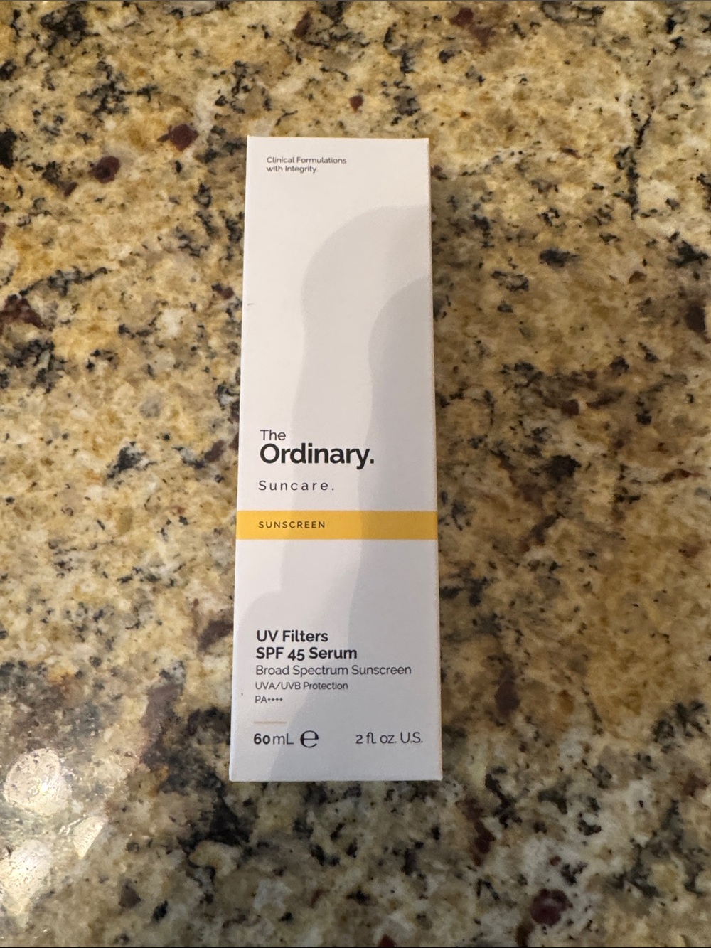 The Ordinary Suncare Sunscreen Tube in White and Yellow